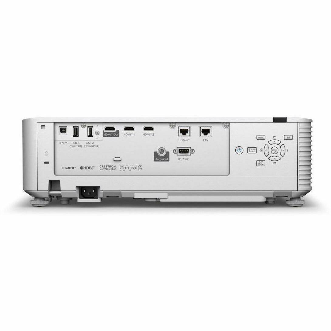 HDMI Out  
HDMI 1  
HDMI 2  
USB-A (5V=2.0A, 5V=900mA)  
Service USB-A  
HDBaseT  
LAN  
RS-232C  
Audio Out  
Control4  
CRESTRON  
HDMI  
HDMI
