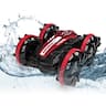 VILINICE - 4WD RC Stunt Car Remote Control Car Double Sided Driving Land Water Toy for Kids Rechargeable - Red