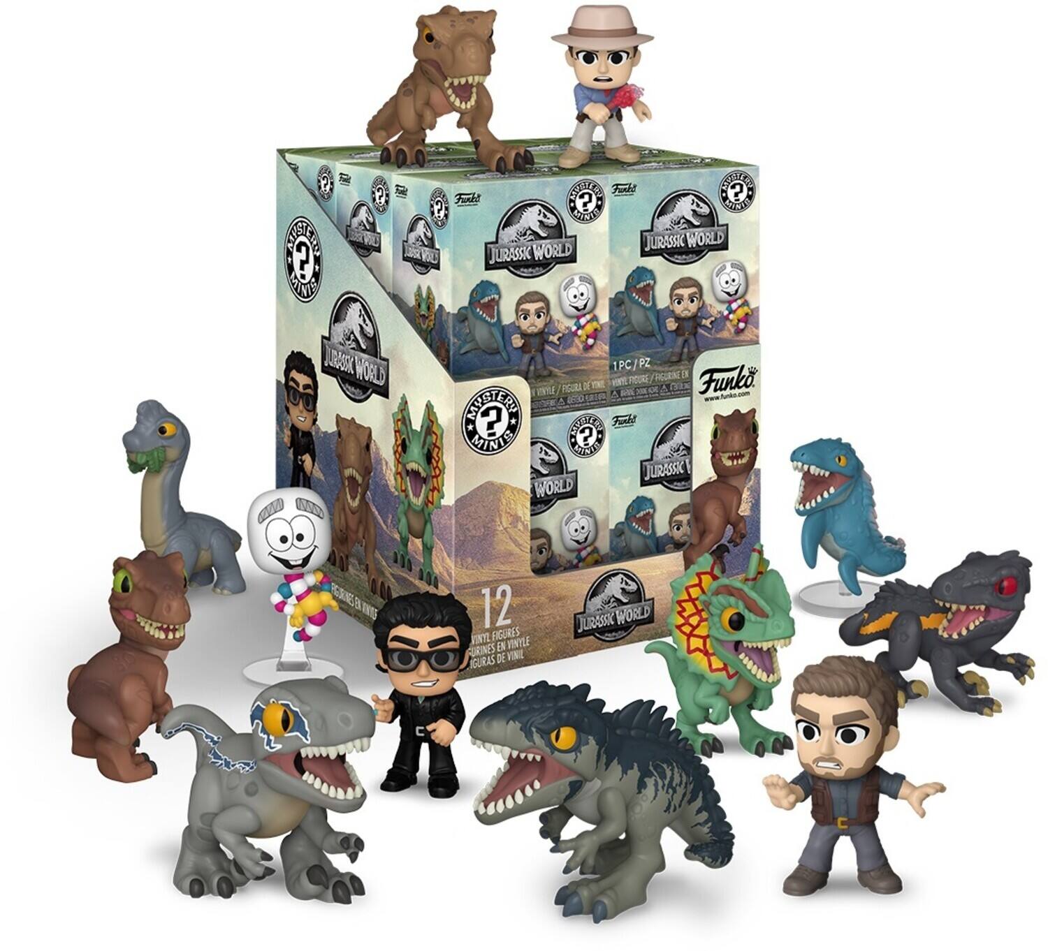 Funko - Mystery Minis: Jurassic World (One Random Mystery Mini Per Transaction) - Collectibles - Multicolor