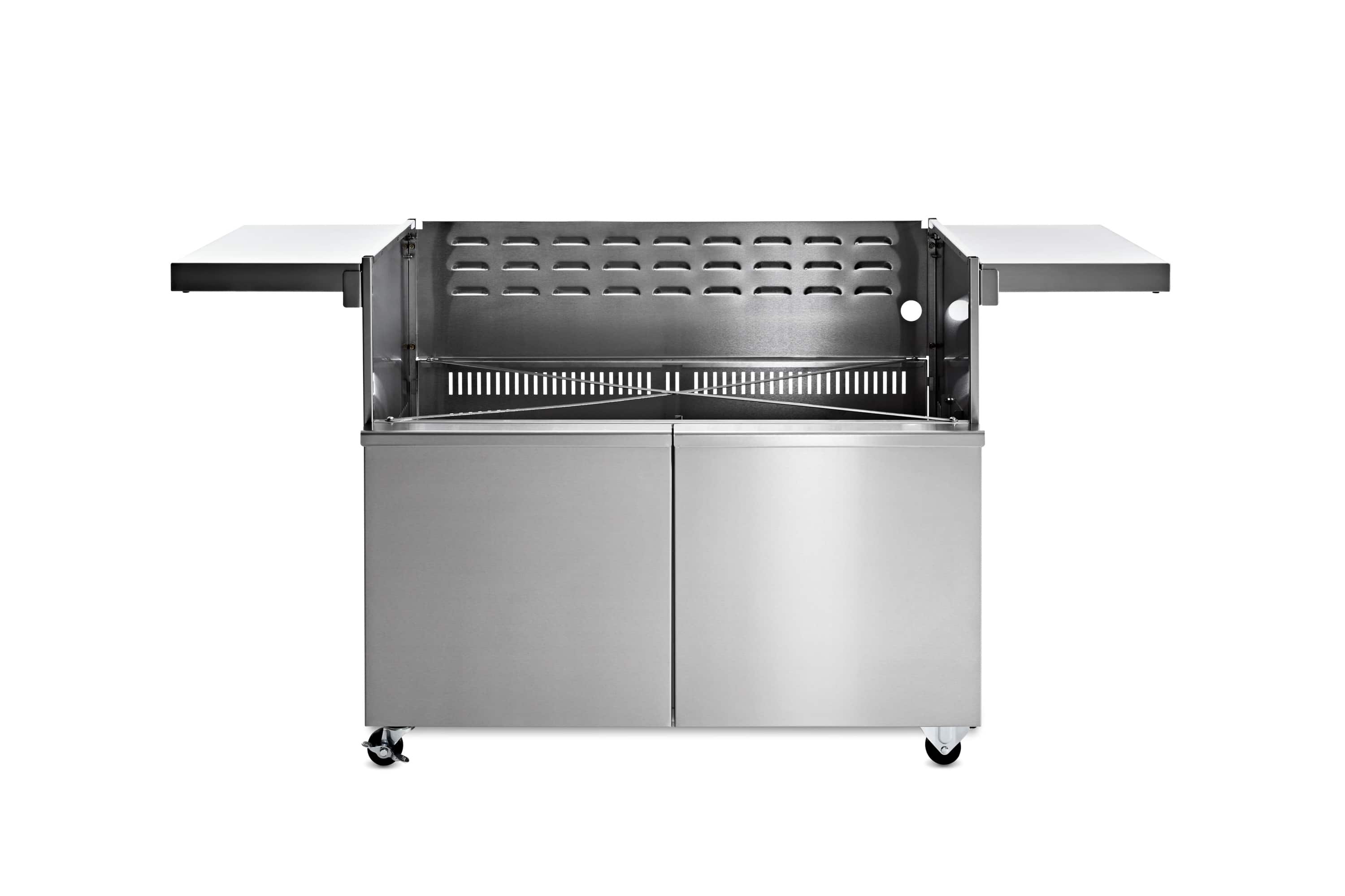 Front. Sedona By Lynx - Sedona Wheeled Cart for 42" Built-in Grills - Stainless Steel.