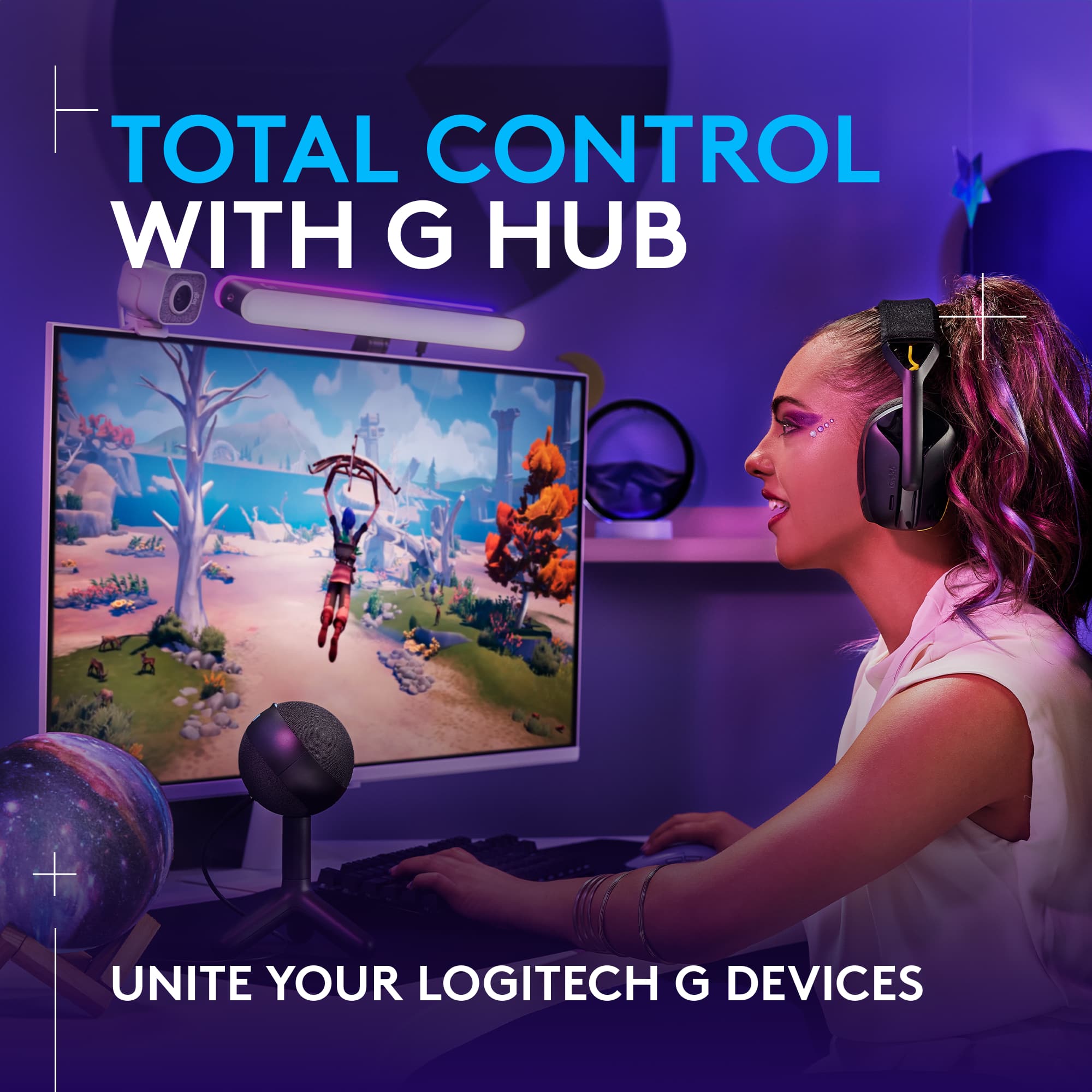 Total Control with G Hub: Unite Your Logitech G Devices.