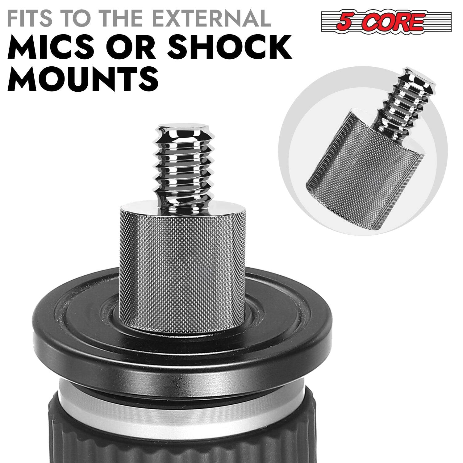 FITS TO THE EXTERNAL MICS OR SHOCK MOUNTS
5 CORE