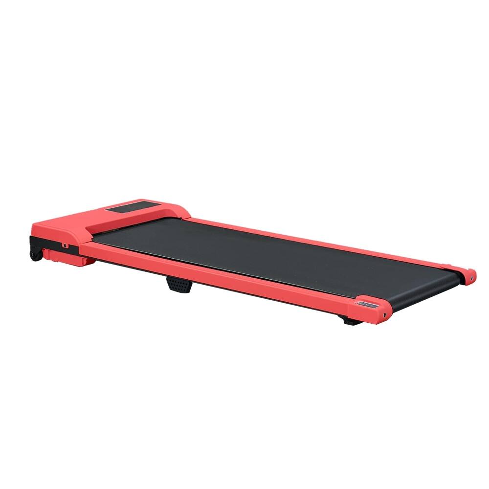 Alt View 8. Loheer - Loheer 3 in 1 Portable Treadmill Walking Pad Under Desk Quiet 2.0 HP Brushless Motor 220 lbs Capacity Compact Red - Red.