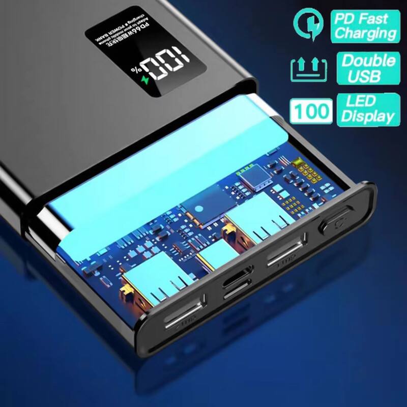 PD66W Power Bank  
100% Fast Charging  
Double USB  
LED Display
