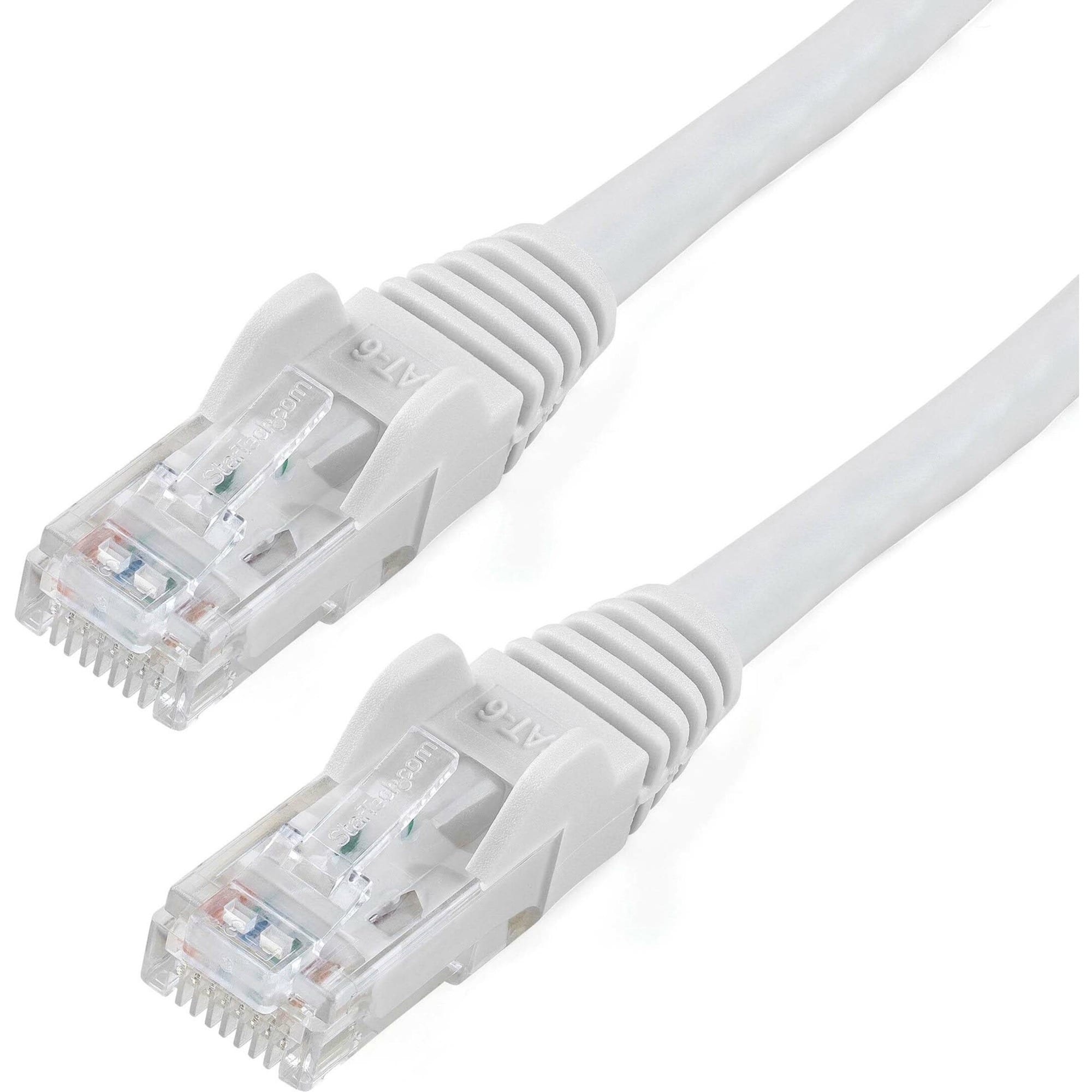 Startech - 10 ft Cat 6 Network Cable - Patch Cable - White RJ-45 Male to Male