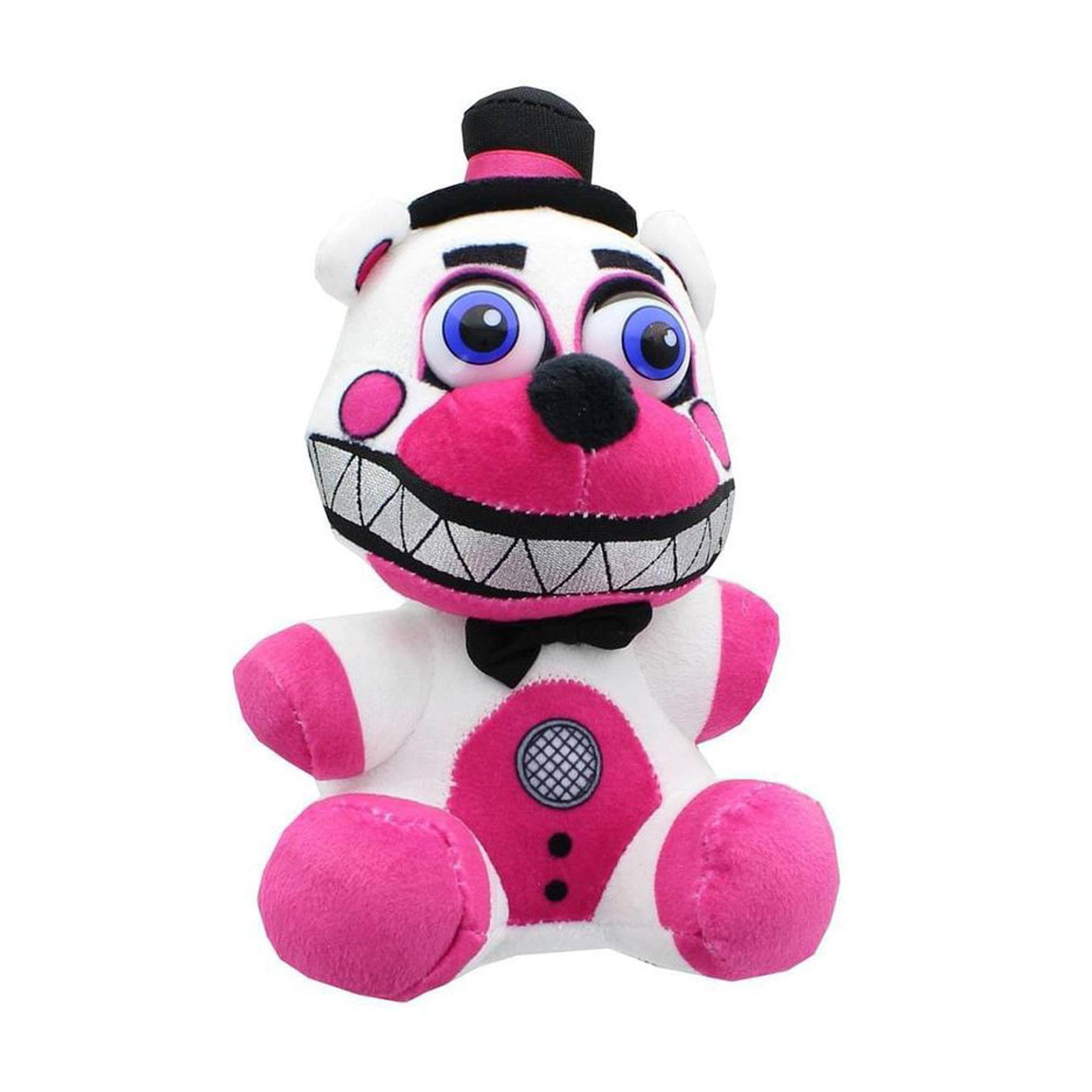 Front. Chucks Toys - Five Nights at Freddy's Sister Location 6.5" Plush: Funtime Freddy - Pink.