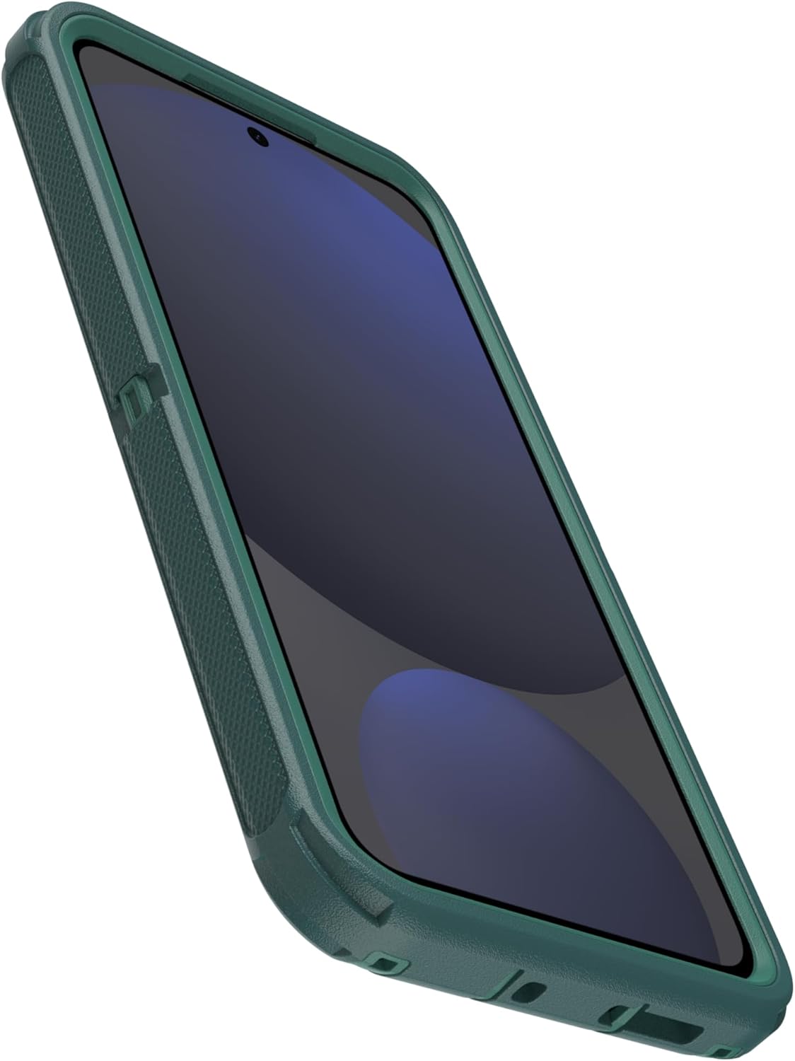Left. OtterBox - OtterBox Galaxy S24 FE (Only) - Defender Series Case - Case Only - Rugged & Durable - with Port Protection - Get Your Greens.