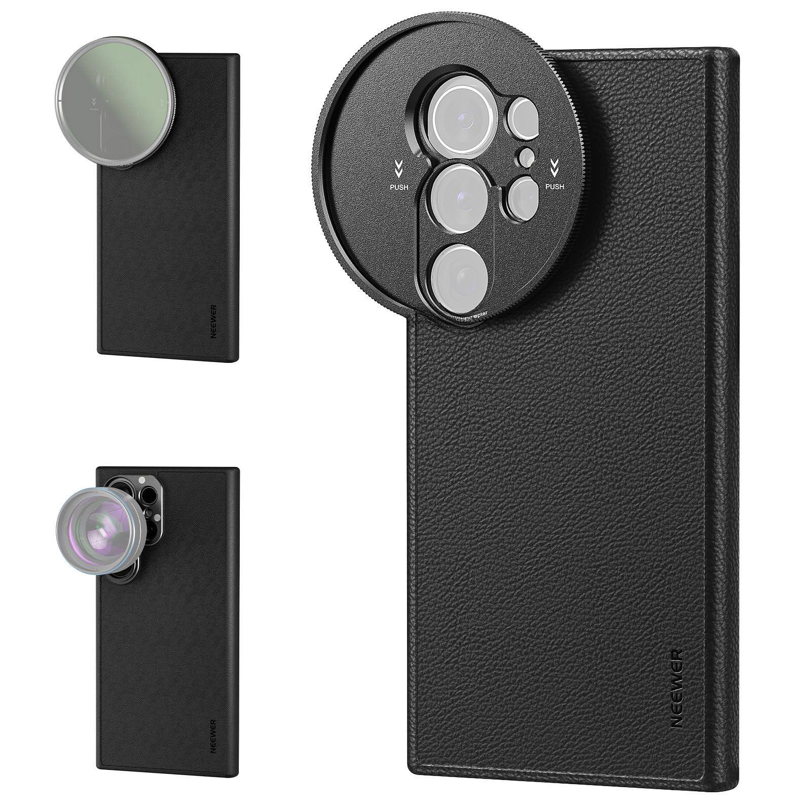 S25 Ultra Case w/ Lens Mounts & Filter Adapter