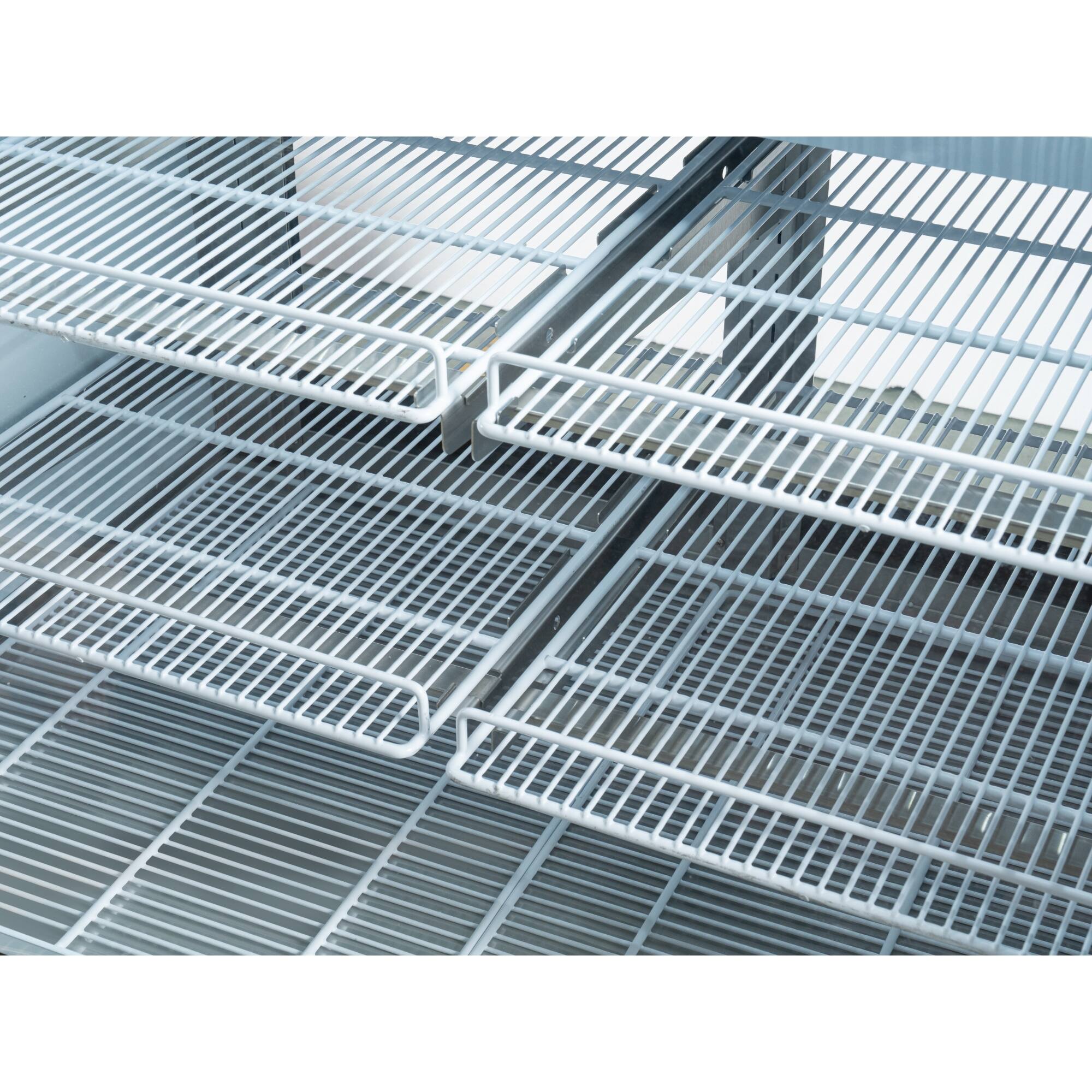 Alt View 7. Koolmore - 47 in. Deli Display Refrigerator - 18 Cu Ft. RD18C-SS - Stainless-Steel.