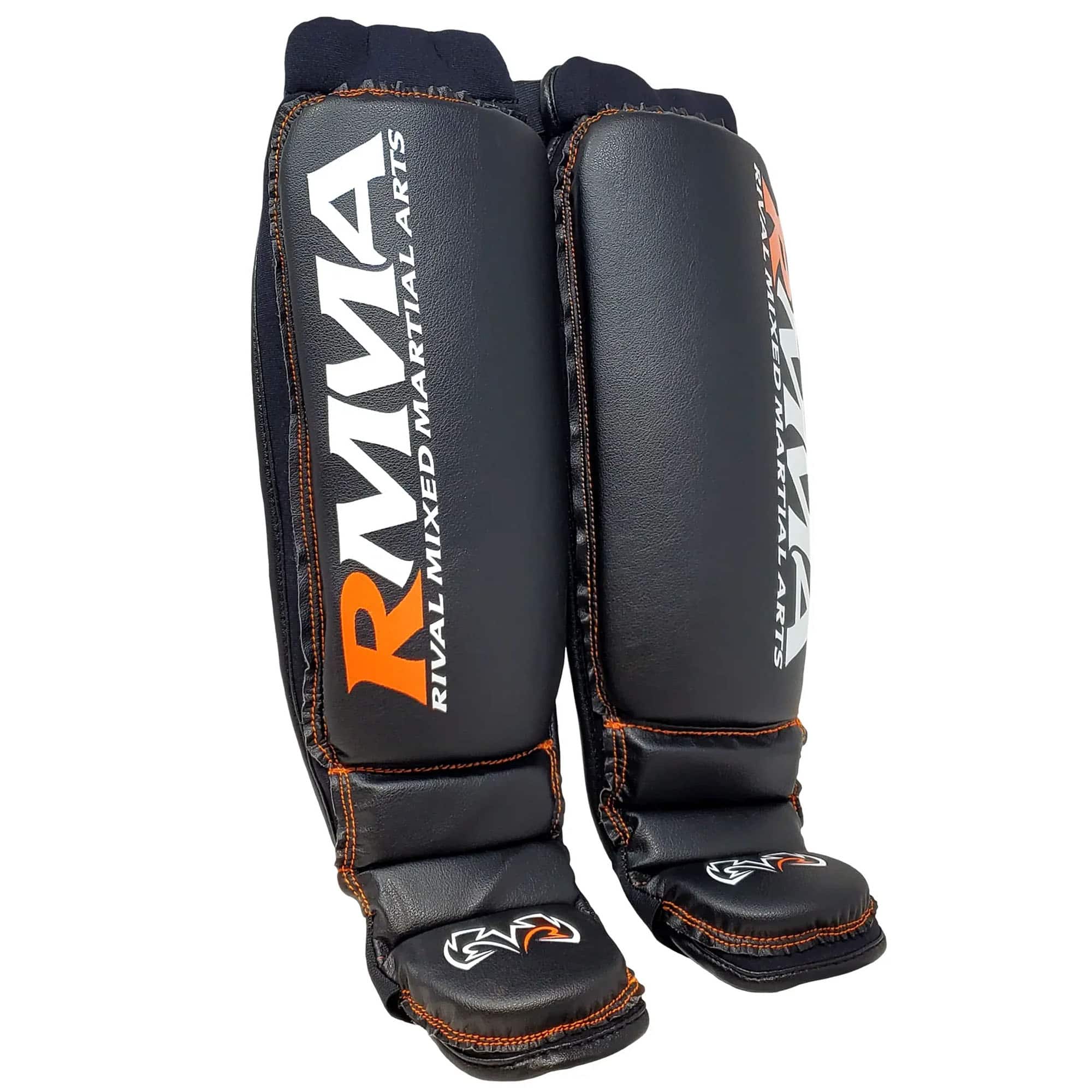 RIVAL - Boxing MMA Grappling Shin Guards - Large/XL - Black