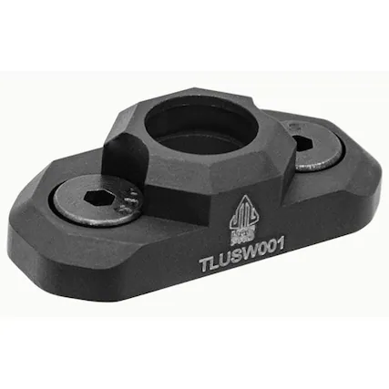 Front. UTG - UTG PRO M-LOK Standard QD Sling Swivel Adaptor, Black - Black.