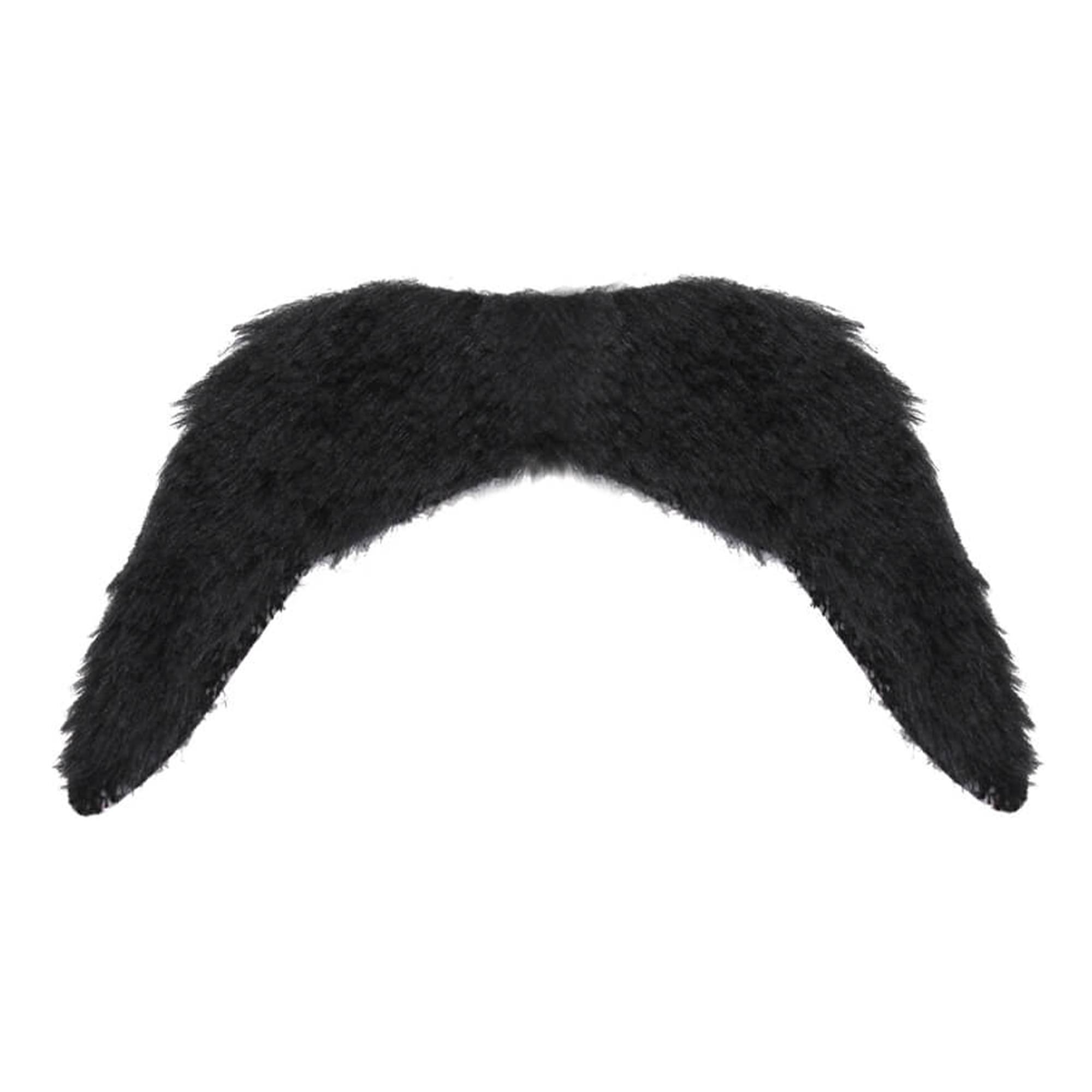 Alt View 1. Smiffys - Mexican Black Moustache Costume Accessory - Black.
