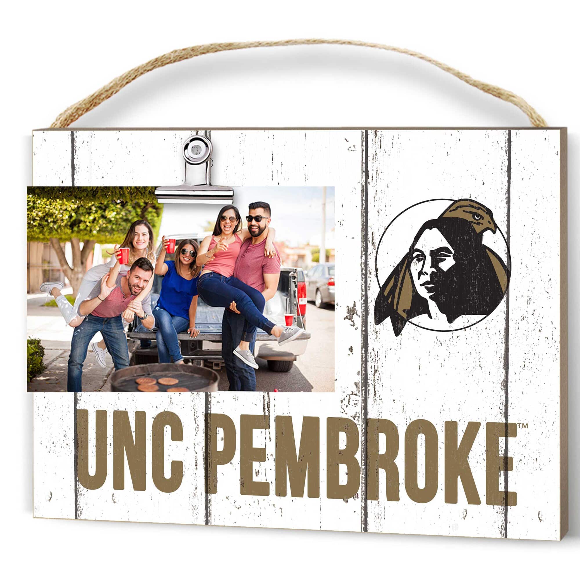 "Jardine - University of North Carolina at Pembroke Braves 8"" x 10"" Weathered Clip It Frame - White" price history on PriceWatchPro