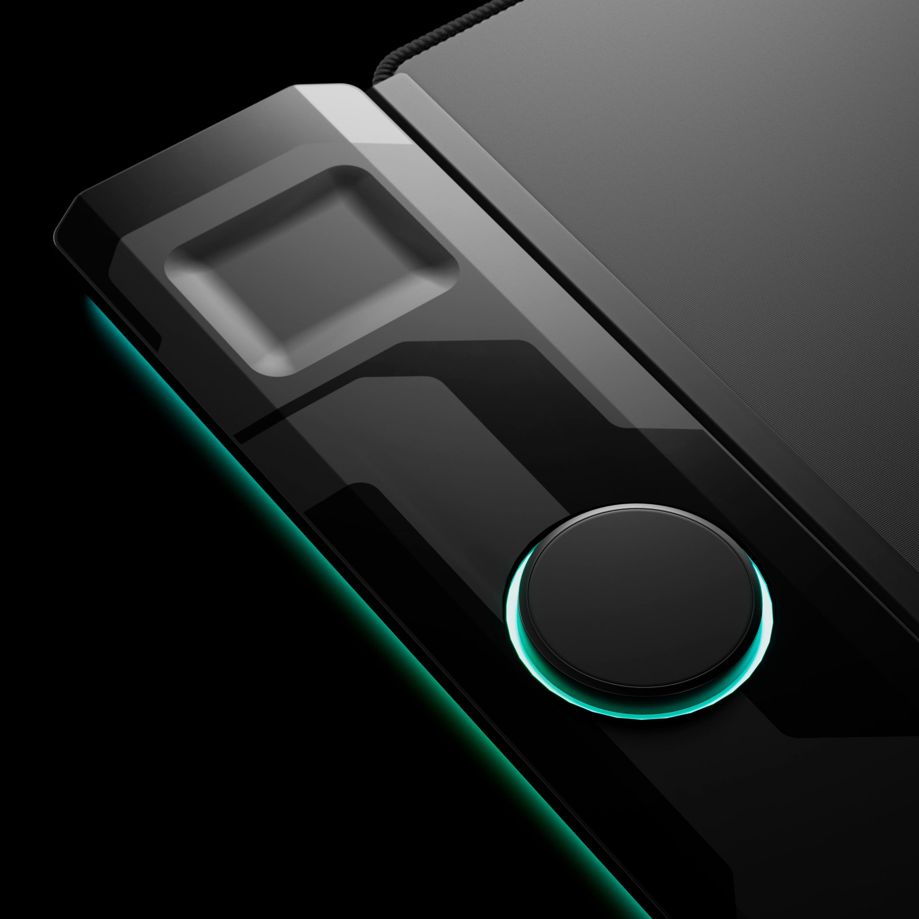 Alt View 13. JOURNEY - JOURNEY - ALTI PLAY PERFORMANCE DESK MAT WITH WIRELESS CHARGING QI2 - Midnight.