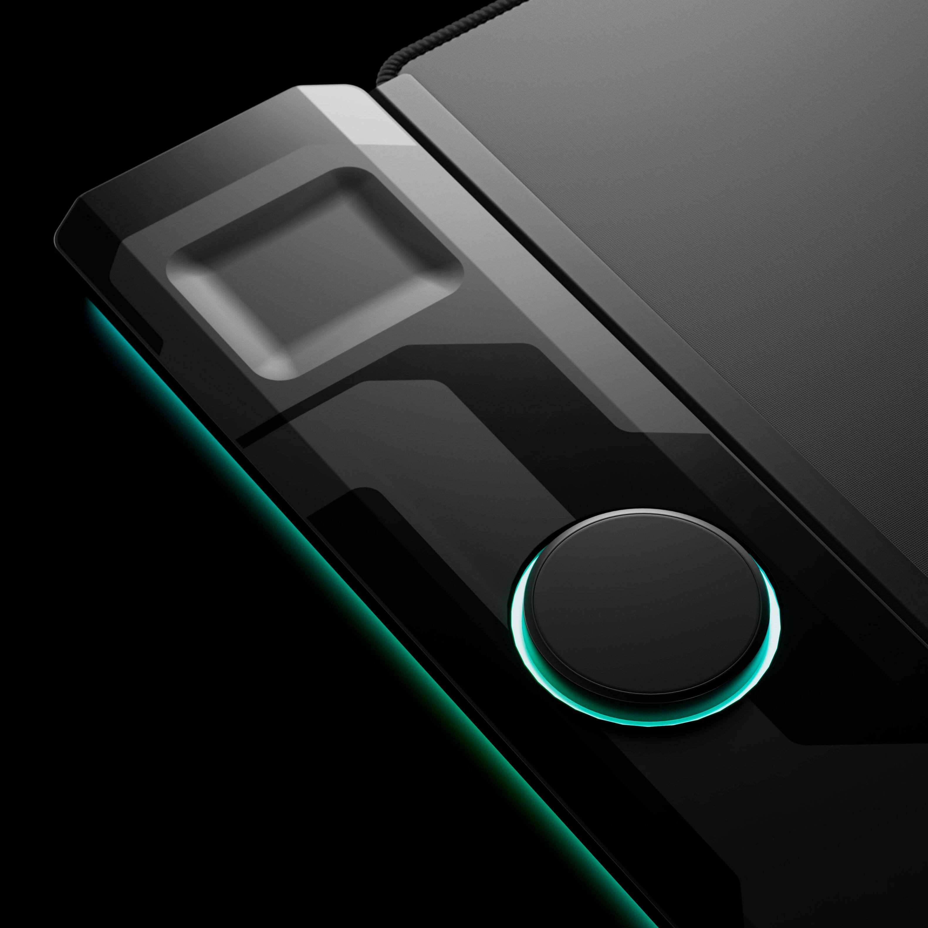 Alt View 13. JOURNEY - JOURNEY - ALTI PLAY PERFORMANCE DESK MAT WITH WIRELESS CHARGING QI2 - Midnight.