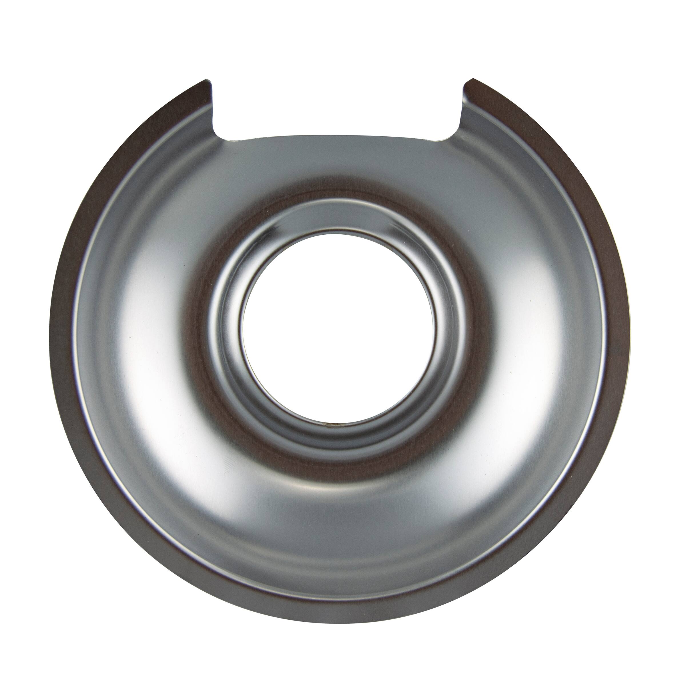 Alt View 4. Range Kleen - Range Kleen 10342X Style E 2pk Heavy Duty Chrome Drip Pans, Large and Small.