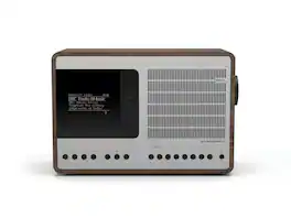 REVO - SuperConnect Wi-Fi Internet Radio with Bluetooth, FM, Spotify Connect, Amazon Music & Deezer - Walnut/Silver