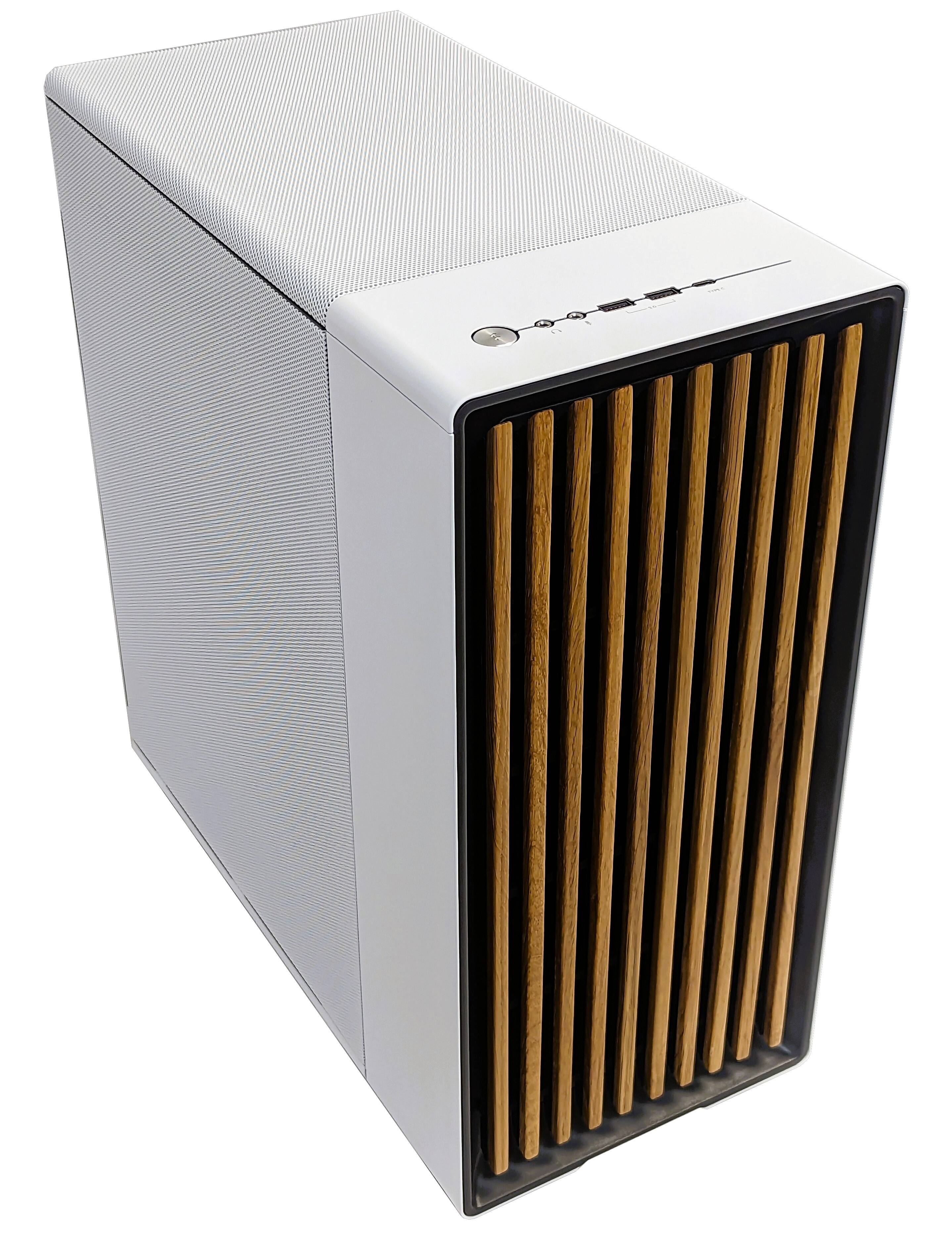 Left. Cobratype - Elevate Gaming Desktop - AMD Ryzen 9 9900X - 32GB DDR5 Memory - NVIDIA GeForce RTX 5080 -  2TB NVMe - White.