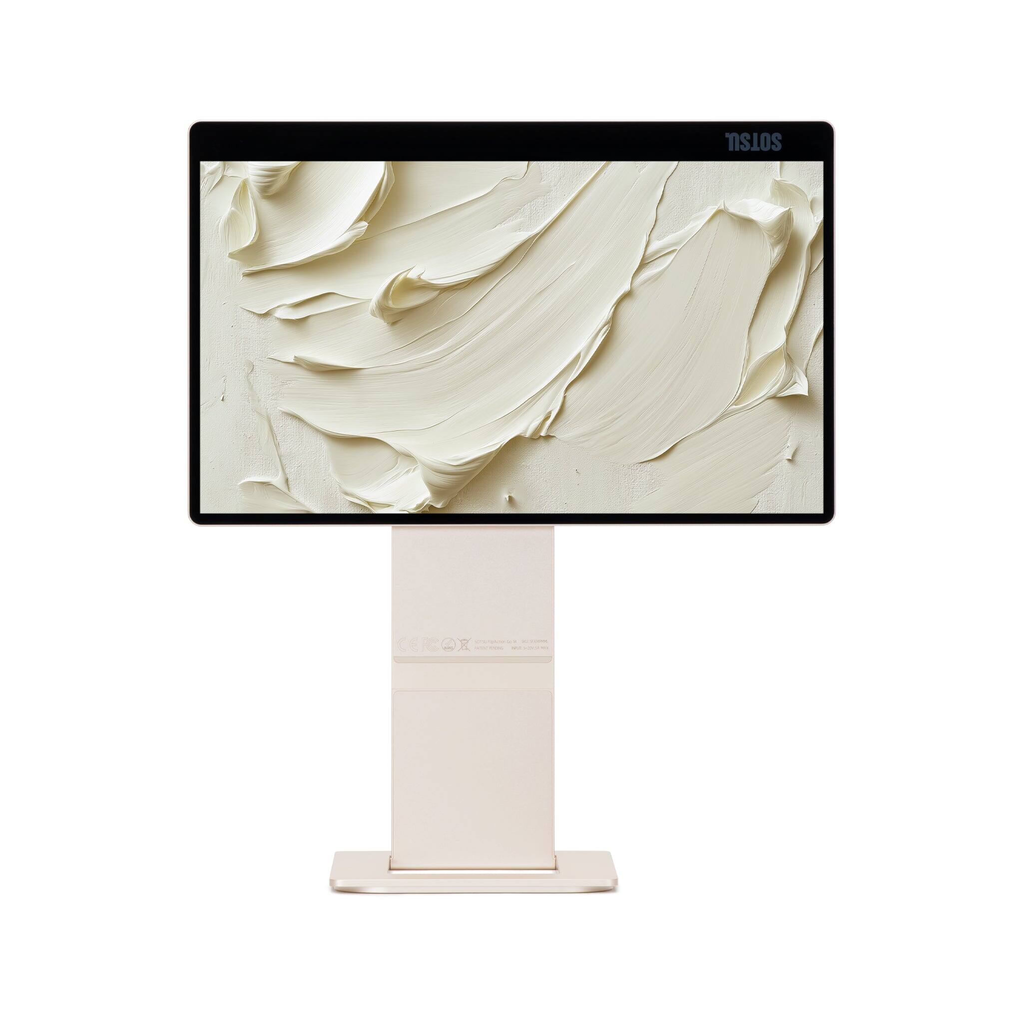 Alt View 2. SOTSU - SOTSU Base Stand for 14" Portable Monitor - Moonlight - Moonlight.