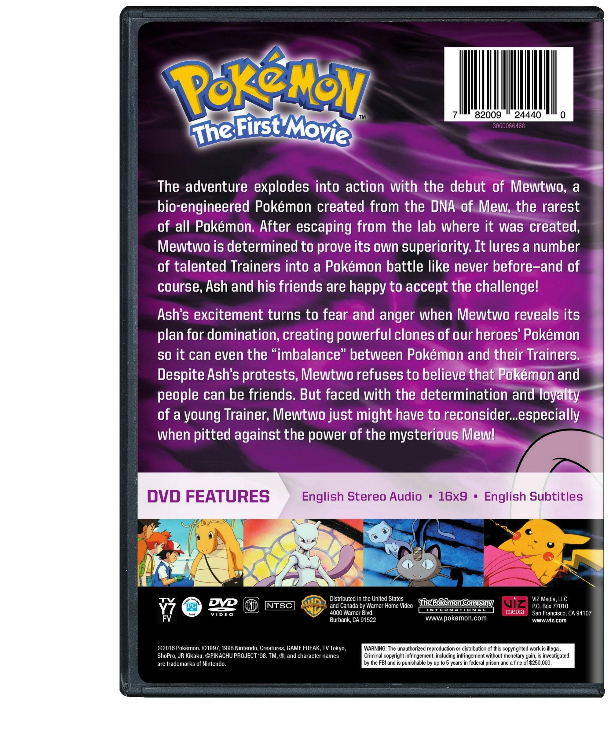 Back. Pokemon the First Movie: Mewtwo Strikes Back [DVD].