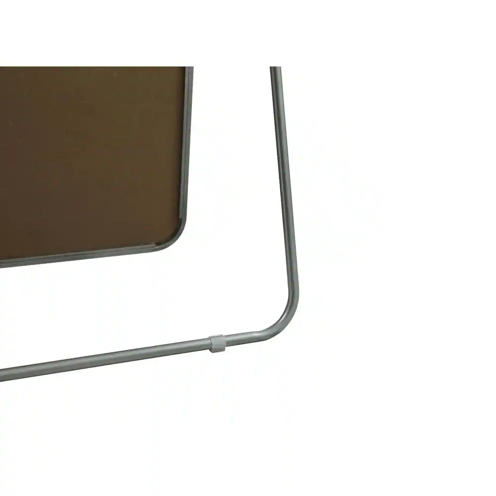 Back. Elegant Decor - Soft Corner Metal Rectangle Full Length Mirror 32x72 Inch in Silver - Silver.