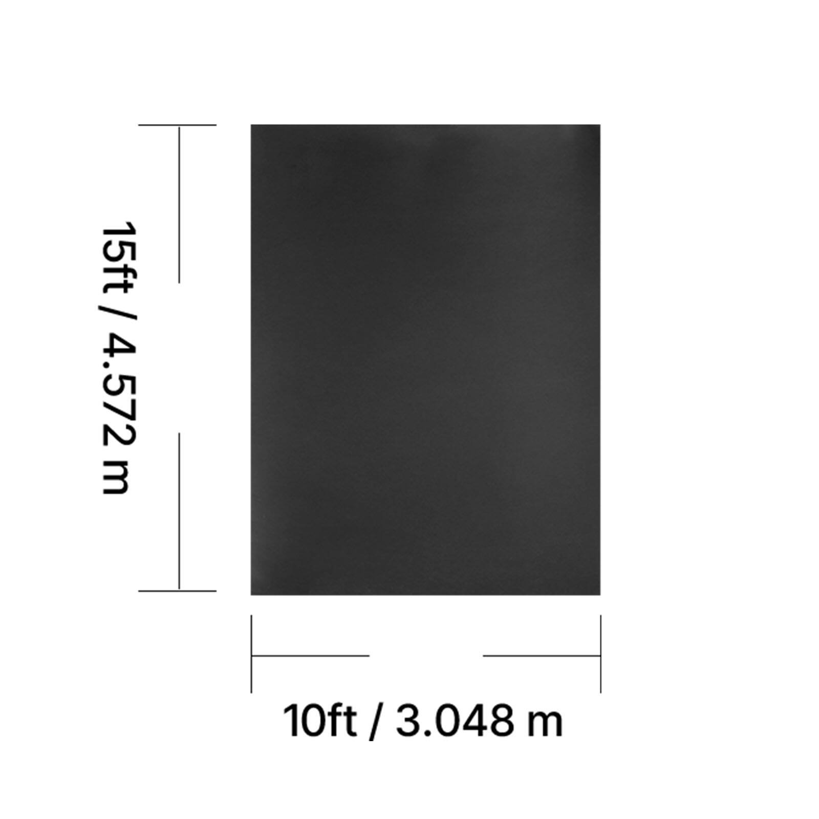 15ft / 4.572 m  
10ft / 3.048 m