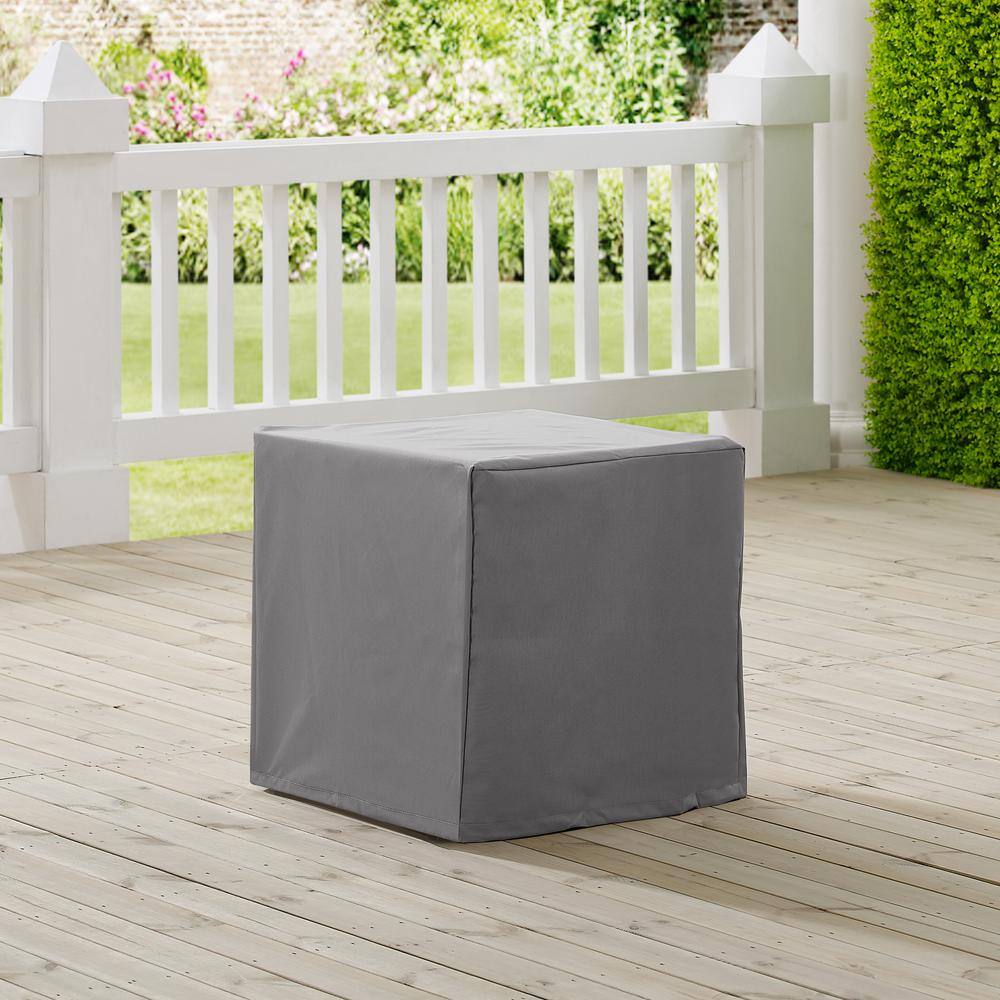 Alt View 2. Crosley Furniture - Outdoor Side Table Furniture Cover - Gray.
