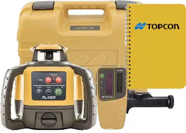 RL-HUC TOPCON LS-8OX 7 SLOPE 0 .a OFF ON MANU RL-HSA TOPCON
