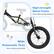 COSTWAY
High-strength Metal Frame
Ensure safety and long-lasting use
Wide Pneumatic Tires
Wear-resistant and anti-skid