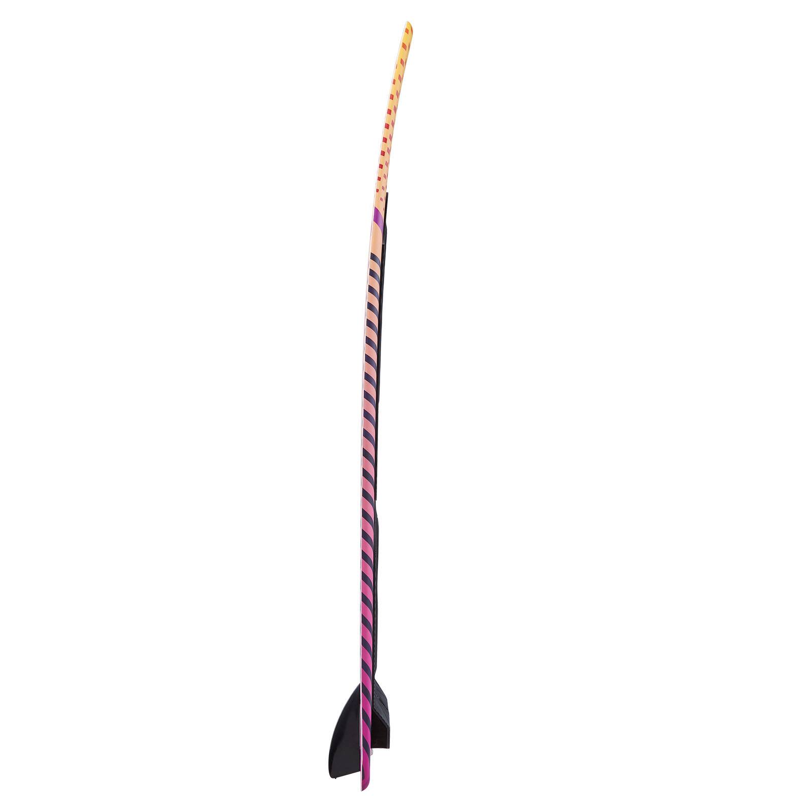 Alt View 5. VEVOR - 45-Inch Wakesurf Board, Wake Surfing Board with EPS Foam Core &  EVA Non-Slip Pad, UV-Resistant Wakesurfing Boards - Purple;Yellow.