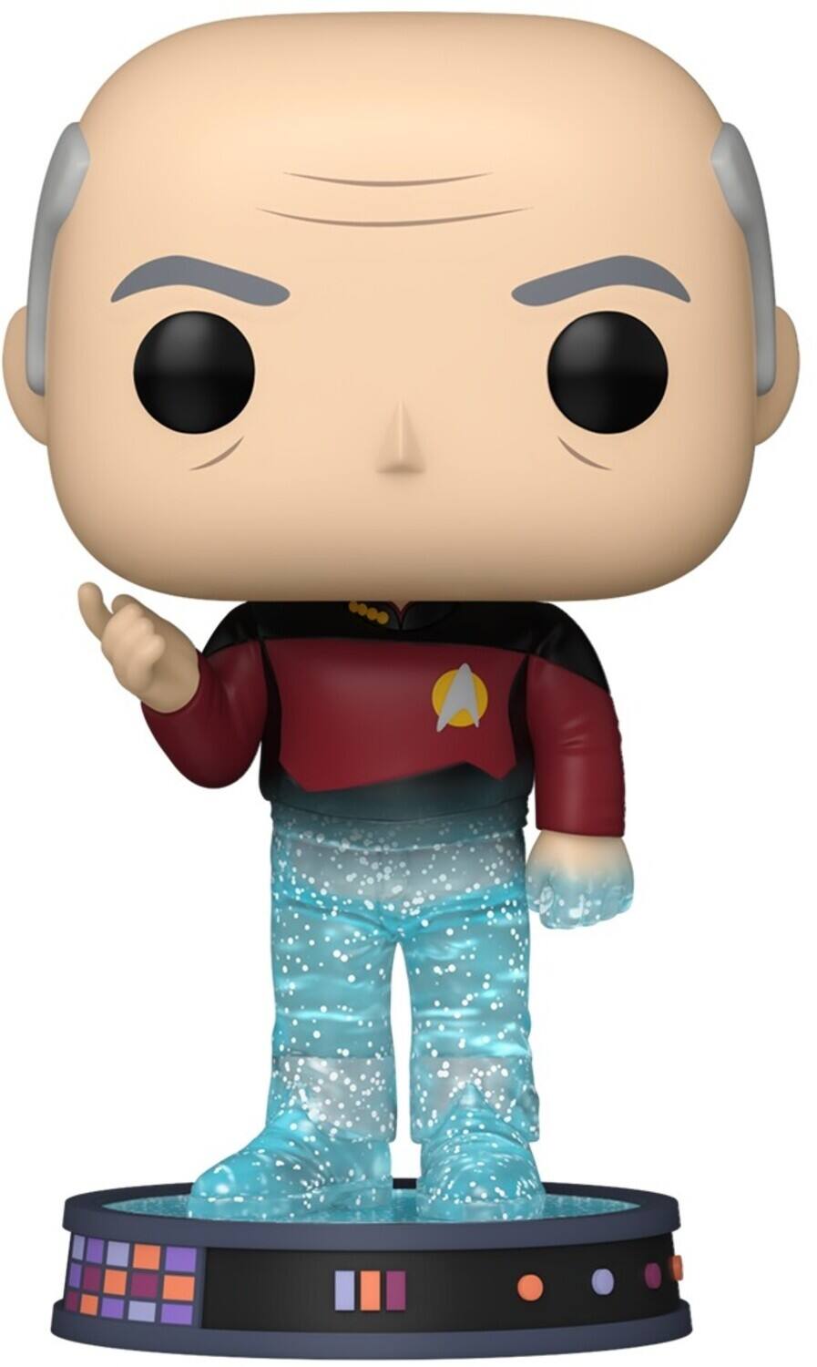 Front. Funko - FUNKO POP! Plus: Star Trek Transporter - Picard   - Collectibles - Multicolor.