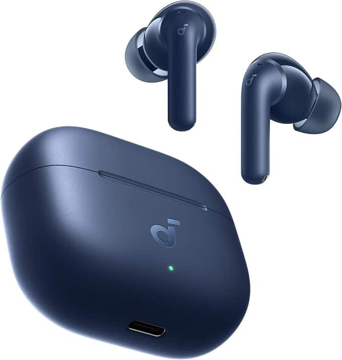 Soundcore - Anker P42i Wireless Earbuds with Adaptive ANC for Daily Noise | Natural Mode for Concerts & Live Events - Blue price history on PriceWatchPro