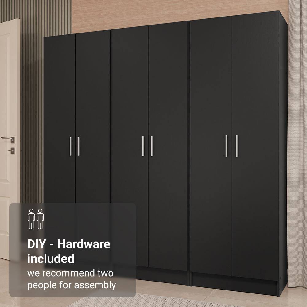 DIY - Hardware included  
we recommend two people for assembly