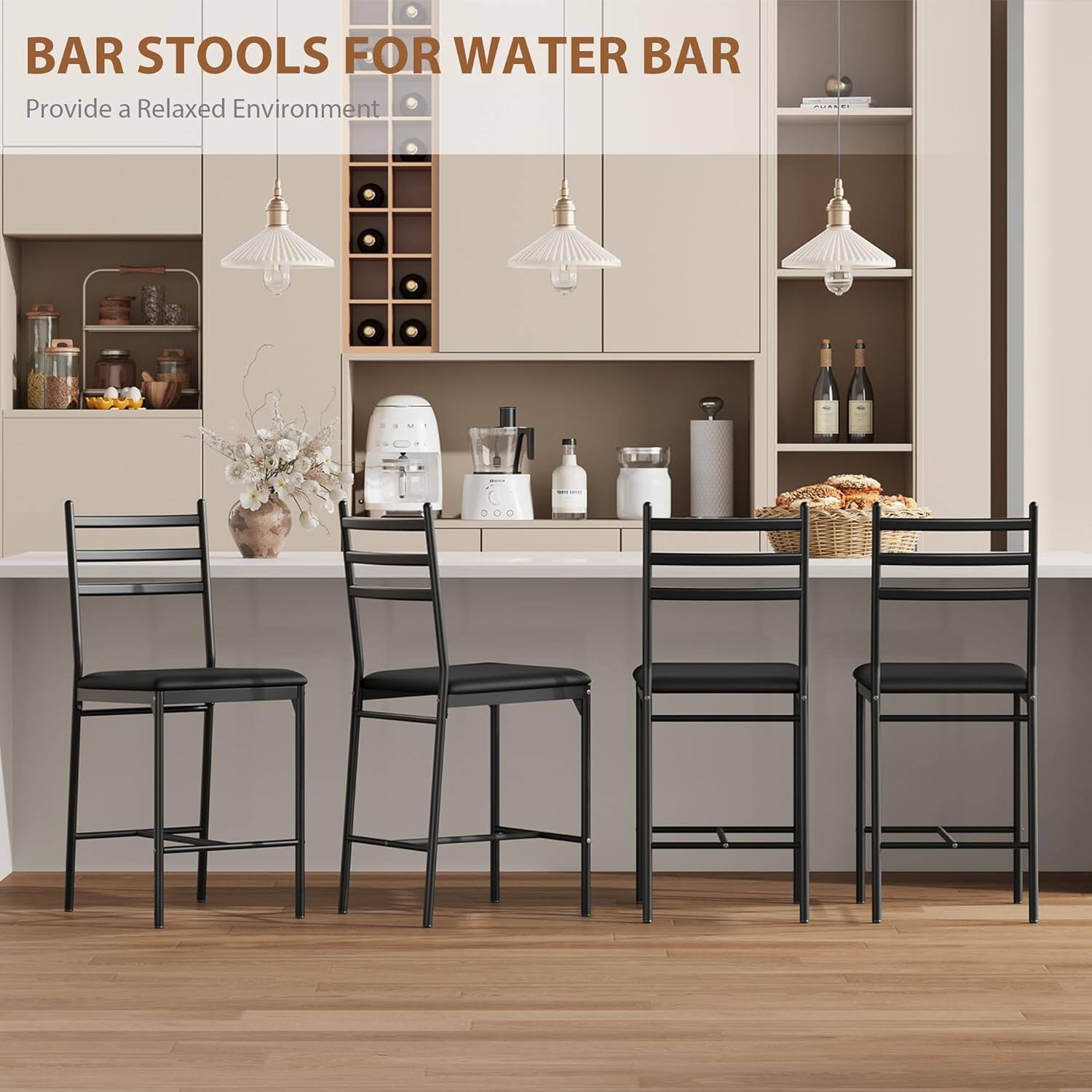 BAR STOOLS FOR WATER BAR  
Provide a Relaxed Environment