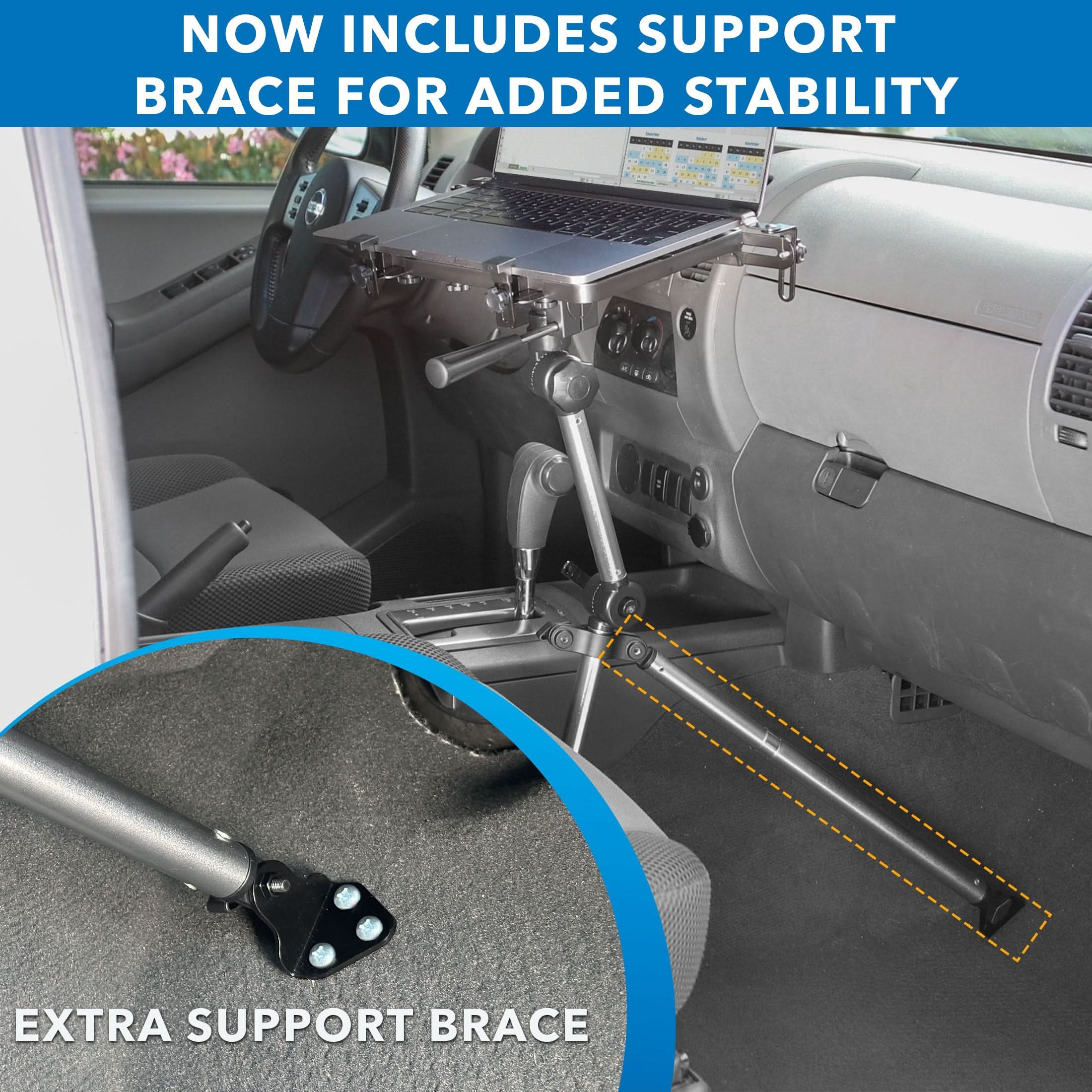 NOW INCLUDES SUPPORT BRACE FOR ADDED STABILITY

EXTRA SUPPORT BRACE