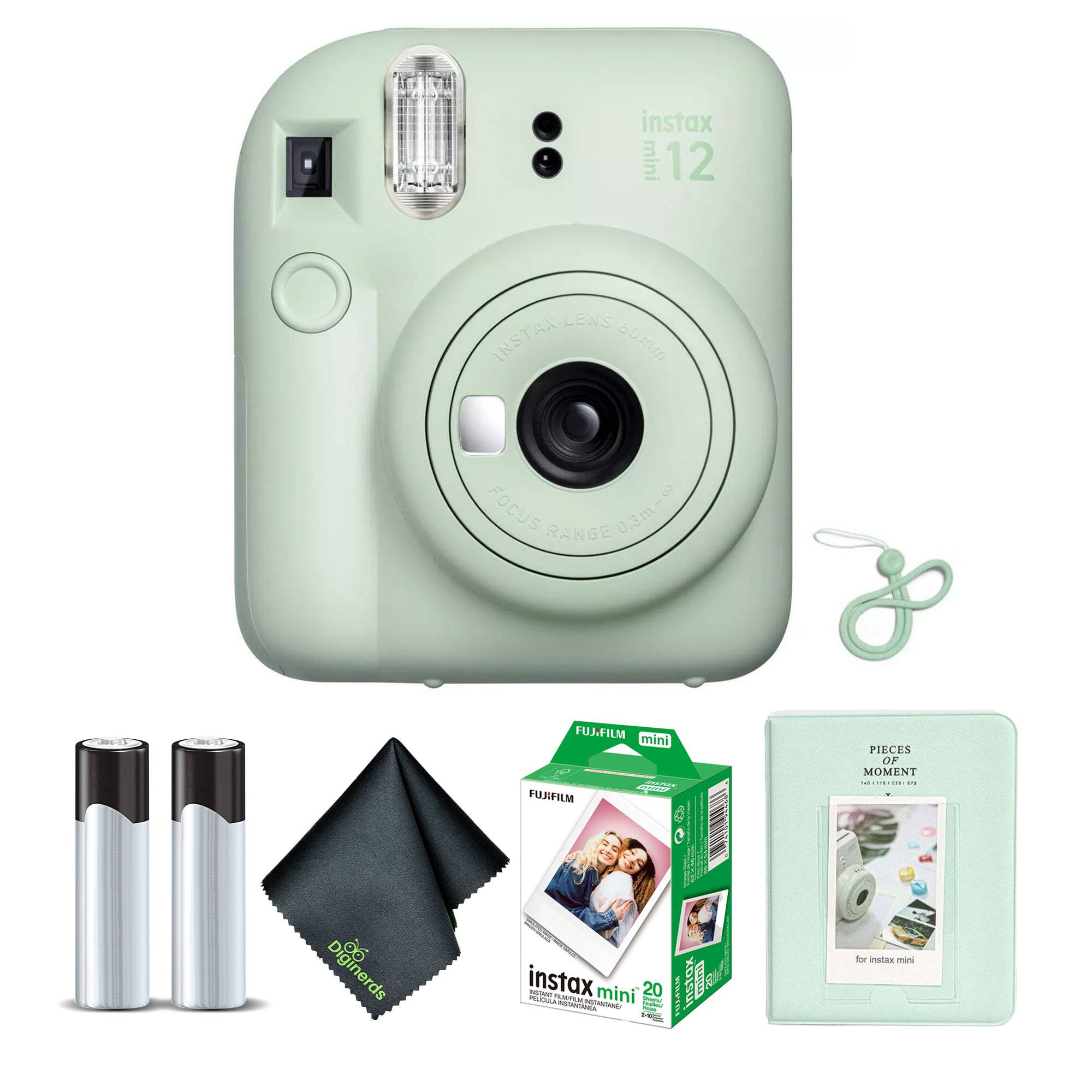 Fujifilm - INSTAX MINI 12 Instant Film Camera with Instant Film - Mint Green