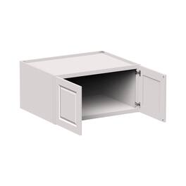 Boyel Living - 36-in W x 18-in H x 27-in D Shaker Deep Kitchen Wall Cabinet with Soft-Close Doors - Glacier White