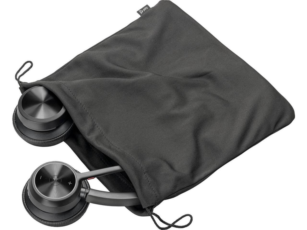 Alt View 3. HP - Hp Poly Voyager 4320 Teams USB-C Headset + BT700 Dongle, Stereo Bluetooth 298.6 ft - Blue.