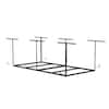 Front. Fleximounts - OHK Frame-Only Series 48 in. W x 96 in. D x 22-40 in. H Ceiling Mounted Overhead Garage Storage Rack with Hooks - Black.