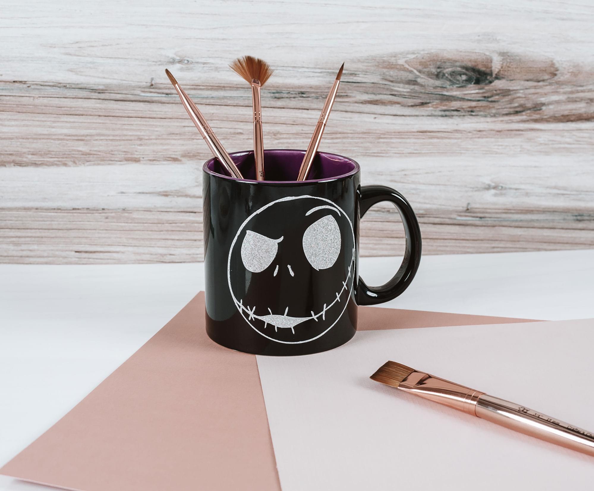 Alt View 2. Disney - The Nightmare Before Christmas Jack Skellington Ceramic Mug | Holds 20 Ounces - Black.