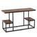 Alt View 20. Costway - Rustic TV Console Table for 50" TVs Industrial Sofa Table with Open Storage Shelves - Rustic Brown.