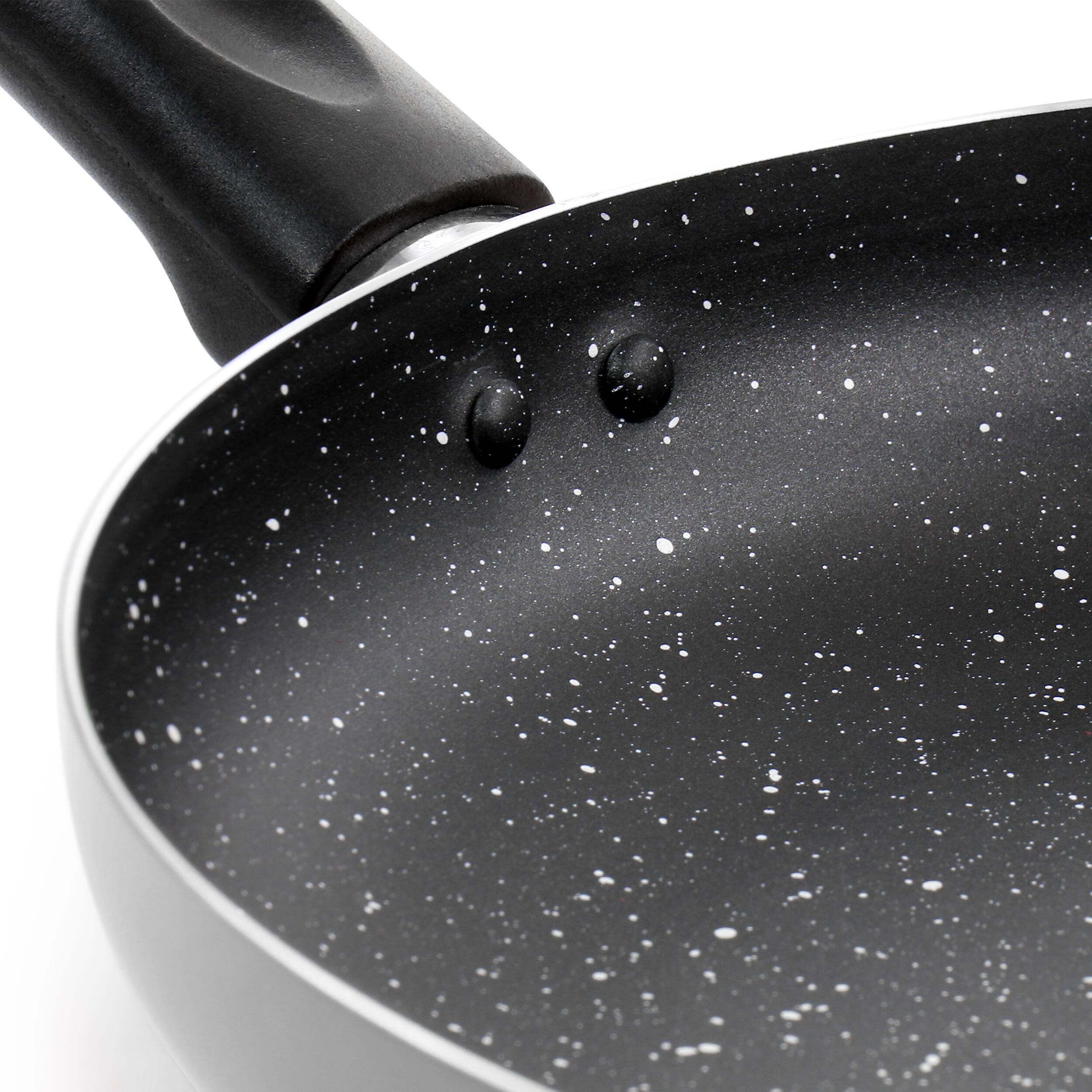 Alt View 3. Oster - Oster Luneta 8 Inch Aluminum Nonstick Frying Pan in Grey - Gray.