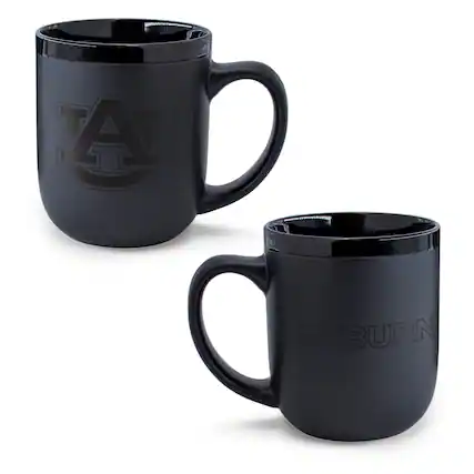 Front. WinCraft - Auburn Tigers 17oz. Ceramic Mug - Black.
