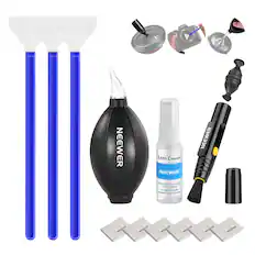 NEEWER Lens Cleaner
NEEWER Salely clean all lens types without breaking camera
Alcohol Free AR Formula
NEEWER NECHN NEEMK - NC NOCWN NECAHON NEEWEN