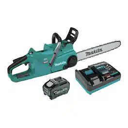 Makita - 40V Max XGT 5.0Ah Brushless Lithium-Ion Battery, Cordless Chain Saw Kit