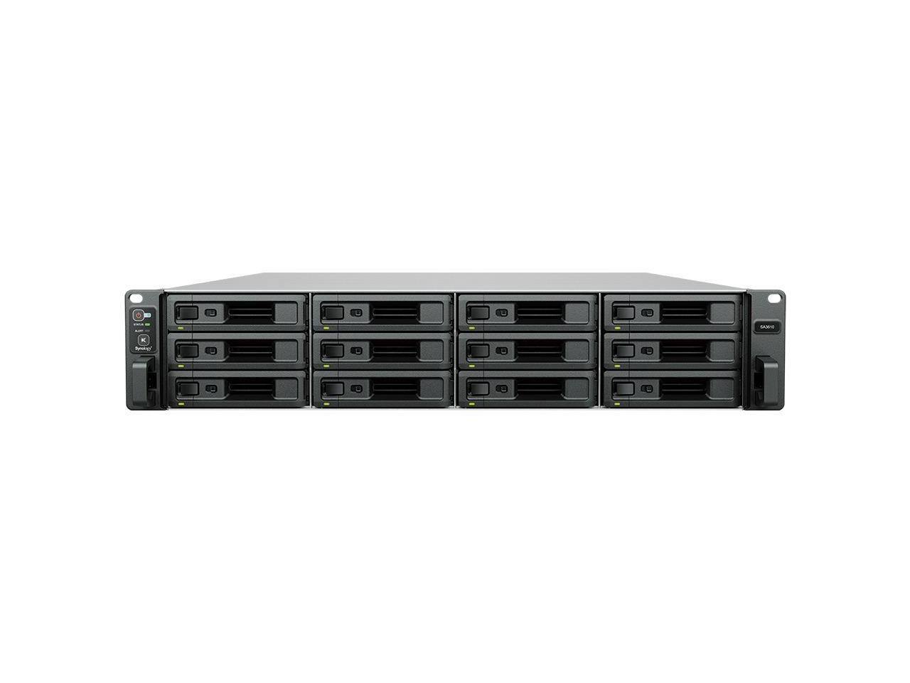 Alt View 3. Synology - Synology SA3610 12-Bay Diskless Rackmount NAS Storage System.