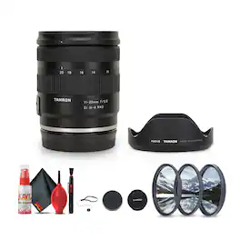 Bundle - Tamron - 11-20mm f/2.8 Di III-A RXD Wideangle Zoom Lens (Canon RF) + Lens Filter Kit + More - Black