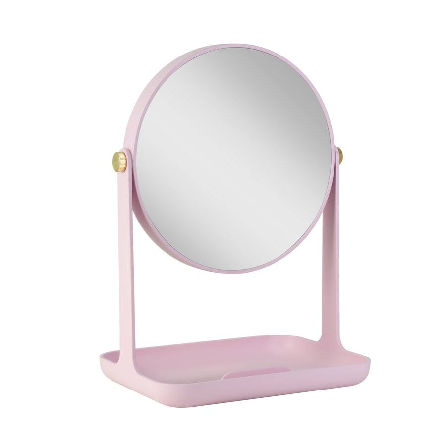 Zadro - Back-to-School Makeup Mirror with 5X/1X Magnifications, Accessory Tray & Phone Holder - Rose Quartz price history on PriceWatchPro