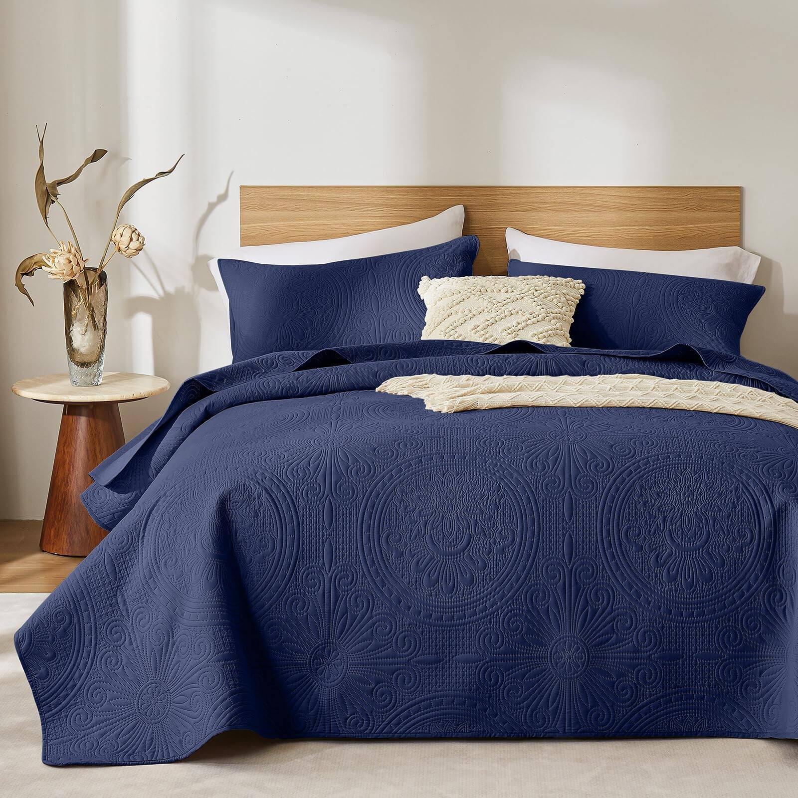 Navy Blue-Full/Queen(90"x96")