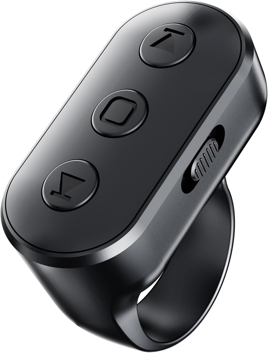 Front. ACJPR - Scrolling Ring Remote – Wireless Page Turner, Video Control (Black).